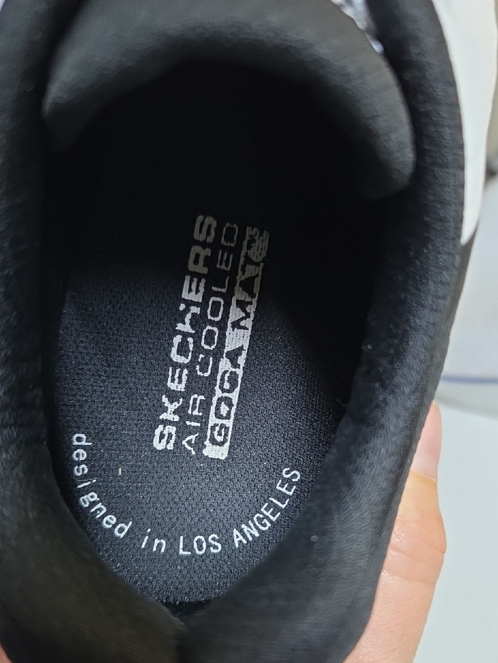 Sz 5.5 Skechers Gowalk 7 White and Black Slip-On Lace Athletic Shoes - Picture 5 of 8